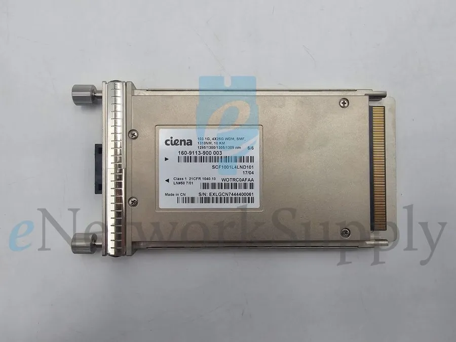 Трансивер CIENA 160-9113-900 WOTRC0AFAA 103.1G CFP TRANSCEIVER 4X25G WDM SMF 131