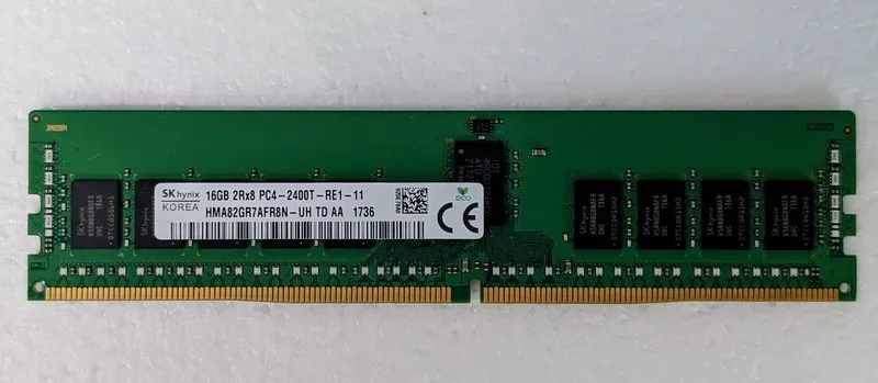 Модуль памяти SK Hynix 16GB 2Rx8 PC4-2400T DDR4 RDIMM Server RAM HMA82GR7AFR8N-U