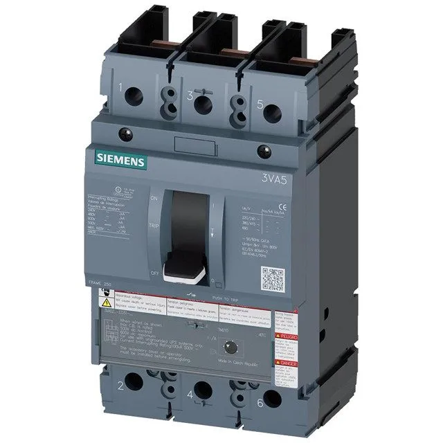 Автоматический выключатель 3VA5225-5EC31-0AA0 Siemens 250a 3P 480v Breaker repla