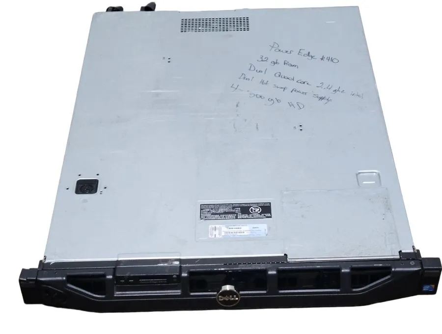 Сервер Dell PowerEdge R410 1U Intel Xeon X5650 2.67GHz 16GB ECC DDR3 RAM NO HDD — фото лота 2