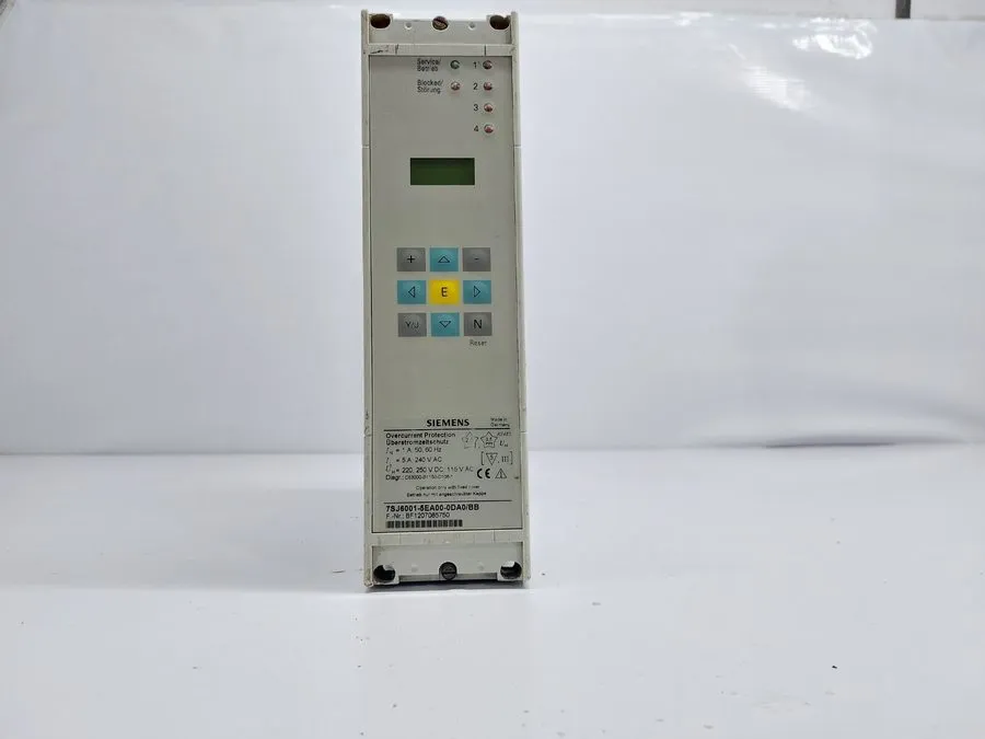 Реле защиты SIEMENS 7SJ6001-5EA00-0DA0/BB Over Current Protection Relay 240VAC