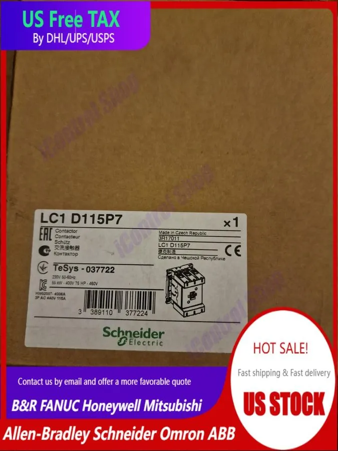 Контактор Schneider Electric Contactor LC1D115P7 / TeSys 037722