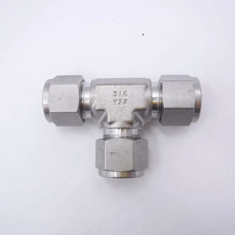 Фитинг Swagelok Stainless Steel Union Tee Fitting, 1/2" OD Tube, SS-810-3