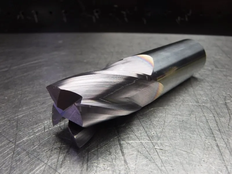 Режущий инструмент CTMI 1" Carbide Endmill 4 Flute 1" 4F W/ .015 Crnr Rad TIALN — фото лота 1