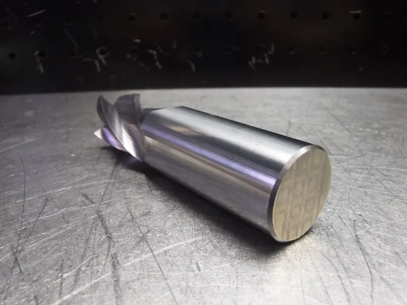 Режущий инструмент CTMI 1" Carbide Endmill 4 Flute 1" 4F W/ .015 Crnr Rad TIALN — фото лота 2