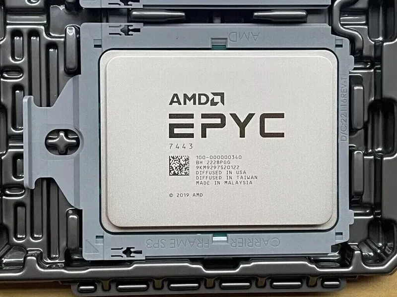Процессор 100-000000342 Unlocked BULK AMD EPYC 7443P 2.85GHz 24-core 200W Proces