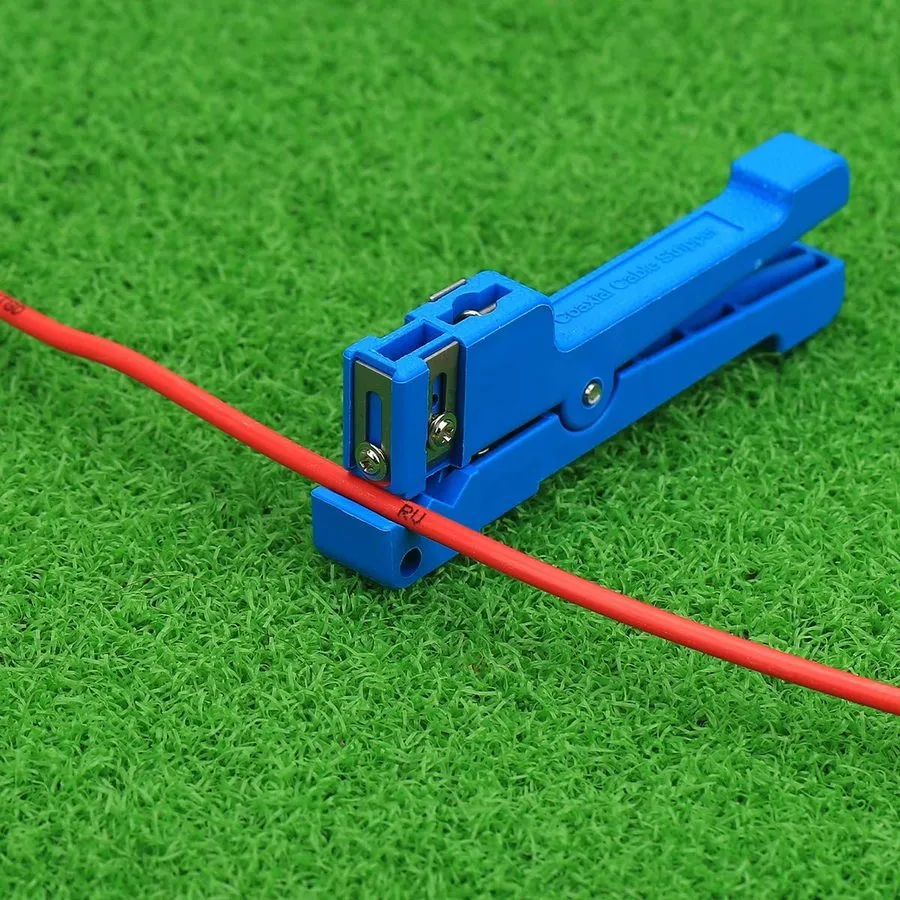 Стриппер Cruiser 45-163 Fiber Optic & Coaxial Cable Stripper Tool (Blue, Alloy S — фото лота 2