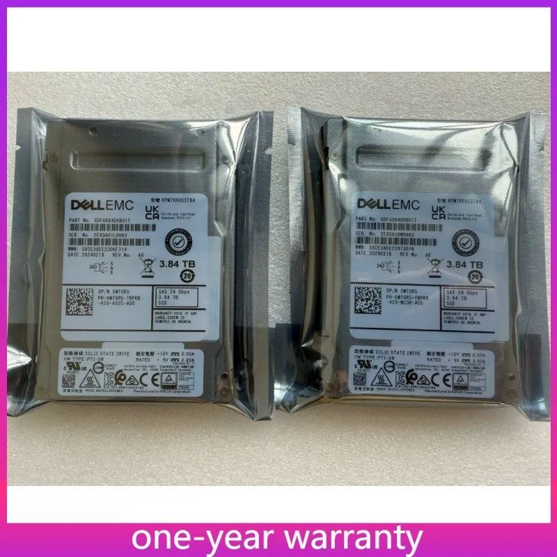 SSD-накопитель KIOXIA KPM7XRUG3T84 SDFU084JAB02T 3.84TB SAS 24Gbps SSD Solid Sta
