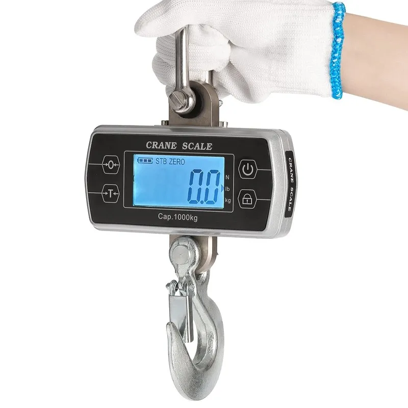 Весы Heavy Duty Digital Crane Scale 2200lb/1000Kg Industrial Hanging Scale — фото лота 1