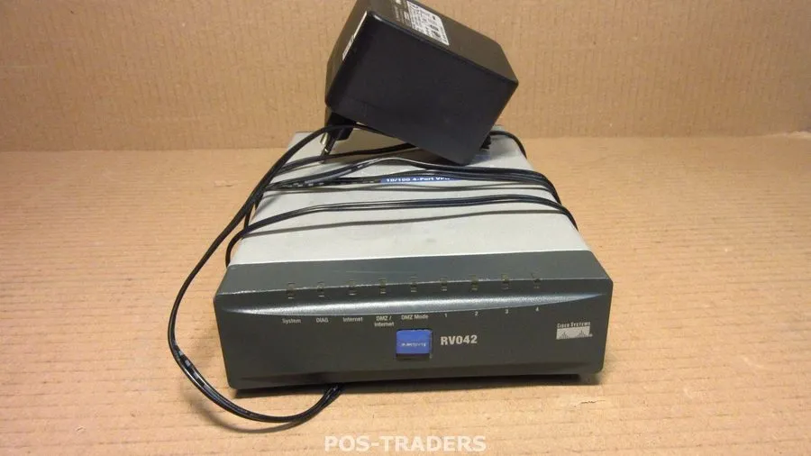 Маршрутизатор Cisco RV042 4-Port 10/100 Wired Router With Power Supply