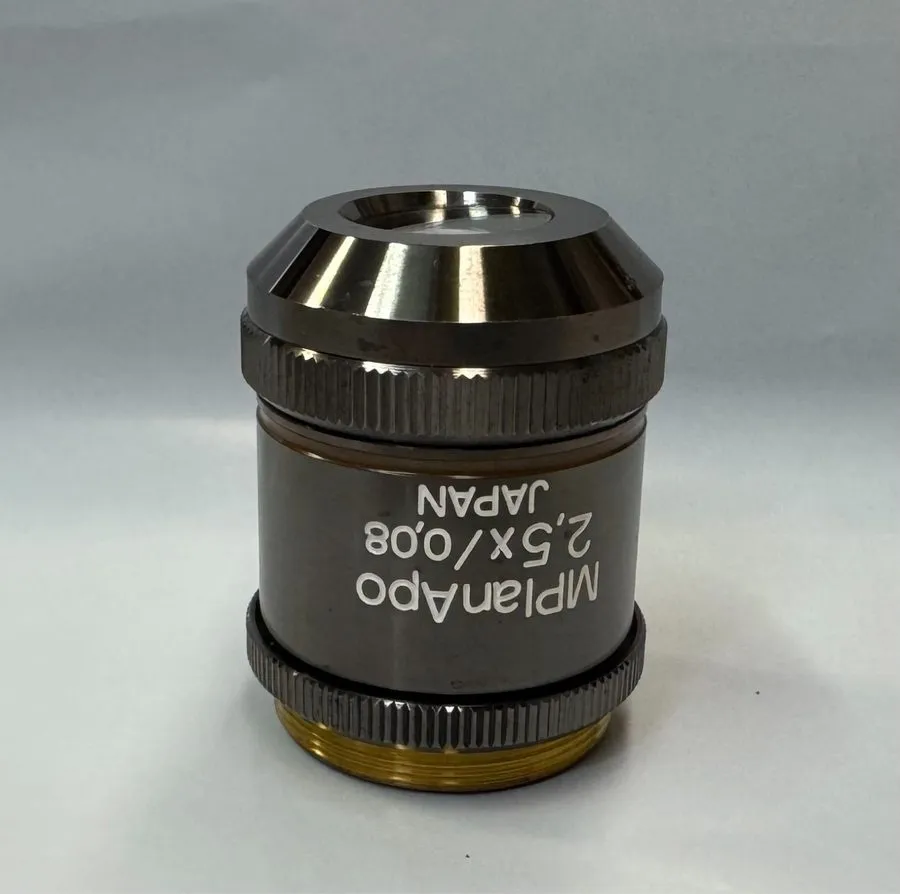 Объектив микроскопа Olympus MPlanApo 2.5x/0.08 Microscope Objective Lens 30 Days