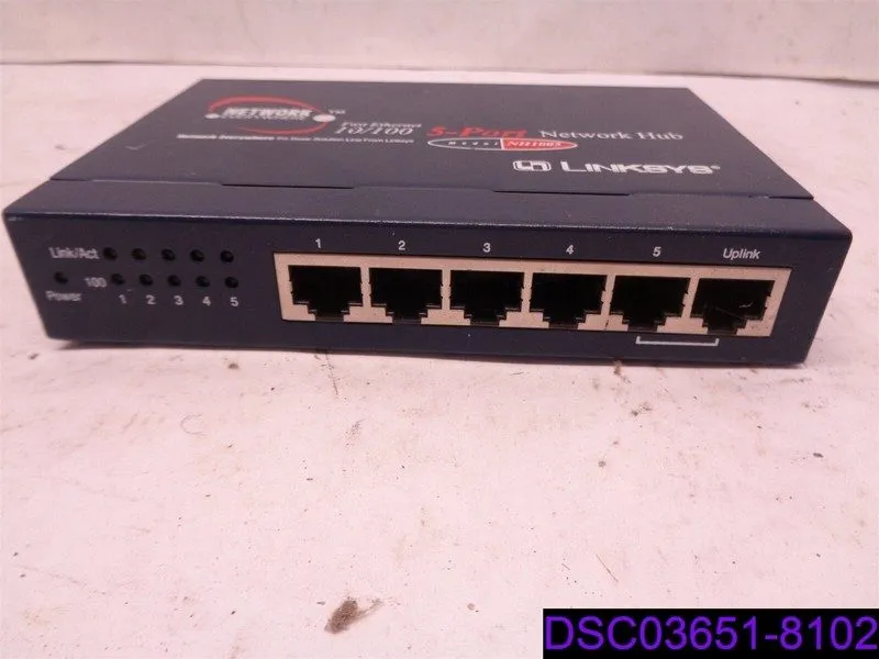 Коммутатор Linksys Network Everywhere NH1005 V2 Fast Ethernet 5 Port Hub