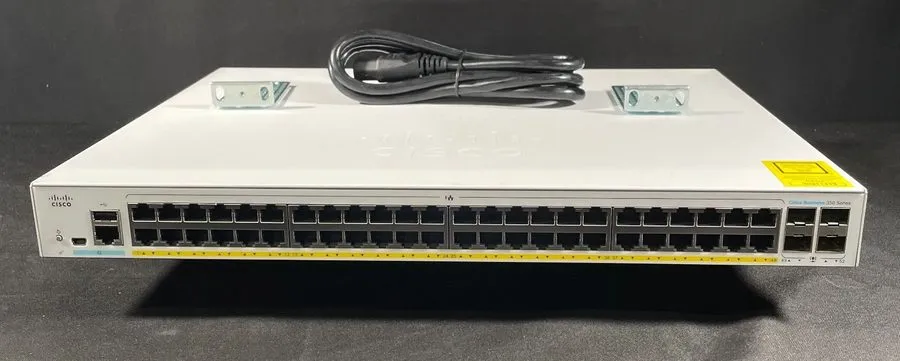 Коммутатор Cisco CBS350-48P-4G 48-Port Gigabit PoE+ Managed Switch 370W 4x SFP