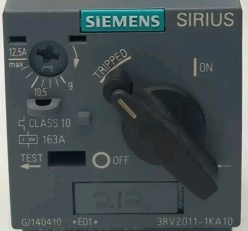 Автоматический выключатель Siemens SIRIUS 3RV2011-1KA10 Motor Protection Circuit