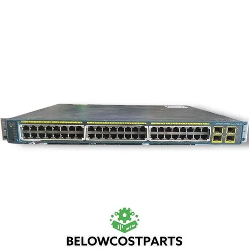 Коммутатор Cisco WS-C2975GS-48PS-L 48-Port Ethernet Gigabit PoE Network Switch