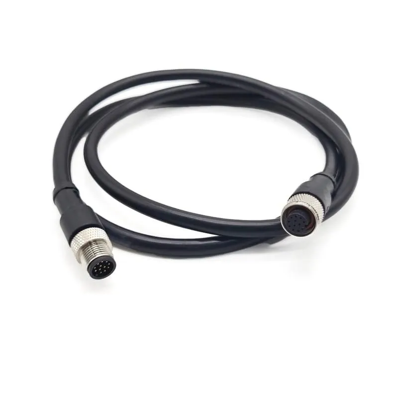 Датчик 1Meter M12 12 Pins Connector Cable Male Female Circular Molding IP67 Tool — фото лота 2