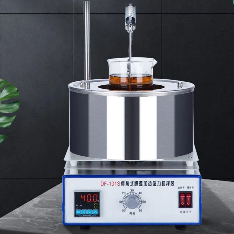 Магнитная мешалка DF-101S Constant Temperature Magnetic Stirrer with Heat Collec