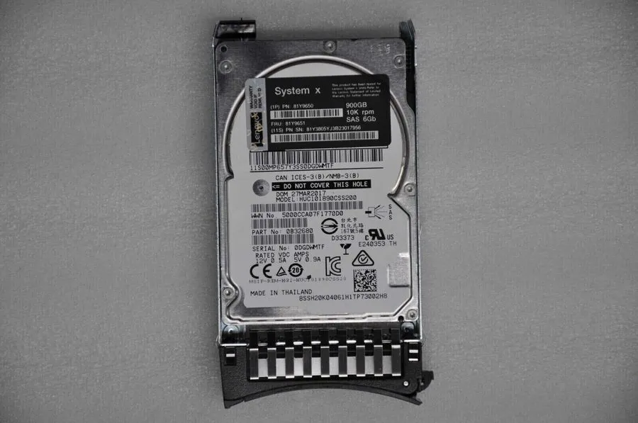 Жёсткий диск IBM 900GB 81Y3805 81Y9651 10K 81Y9650 6Gbps SAS 2.5" SFF HS HDD Har