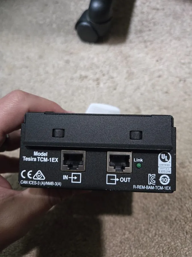 Микрофон Biamp Tesira TCM-1EX Expansion AVB Beamtracking Ceiling Microphone