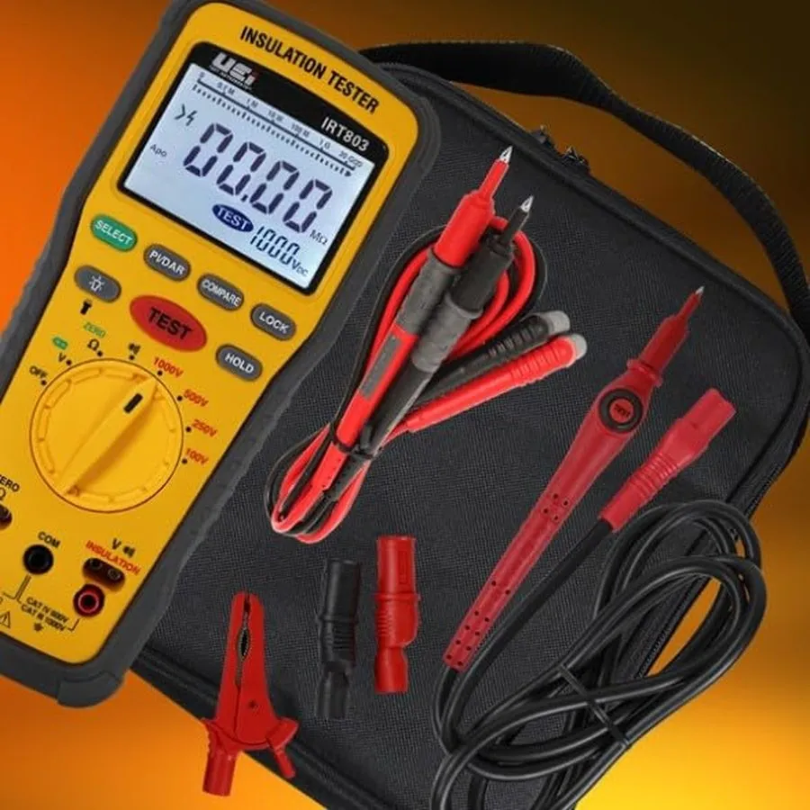 Тестер Uei IRT803 Insulation Resistance Tester 600V AC/DC, Megohmmeter Measures
