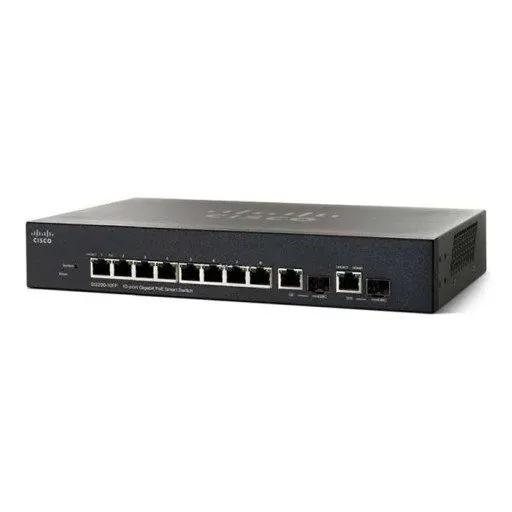 Коммутатор Cisco SG200-10FP 10-Port Gigabit PoE Smart Switch