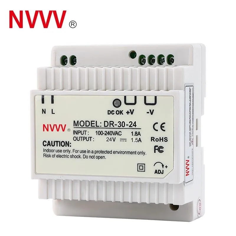 Блок питания MIWE DR-30-24 DIN Rail Power Supply 24V DC 30W Switching Industrial