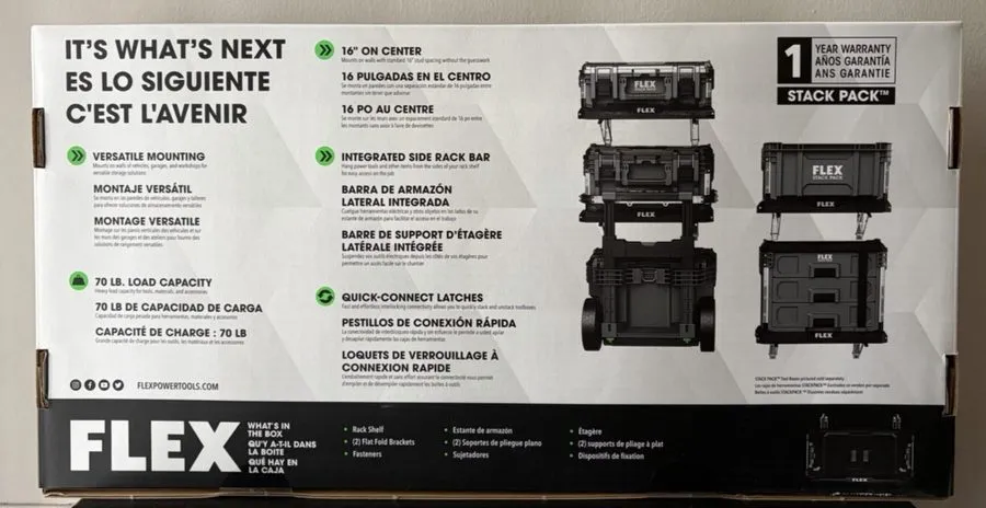 Стойка/шкаф Flex FS1502 Stack Pack Zero Clearance Folding Rack Shelf