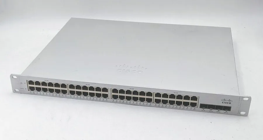 Коммутатор Cisco Meraki MS220-48FP-HW L2 48 Port Gigabit 740W PoE Switch *UNCLAI
