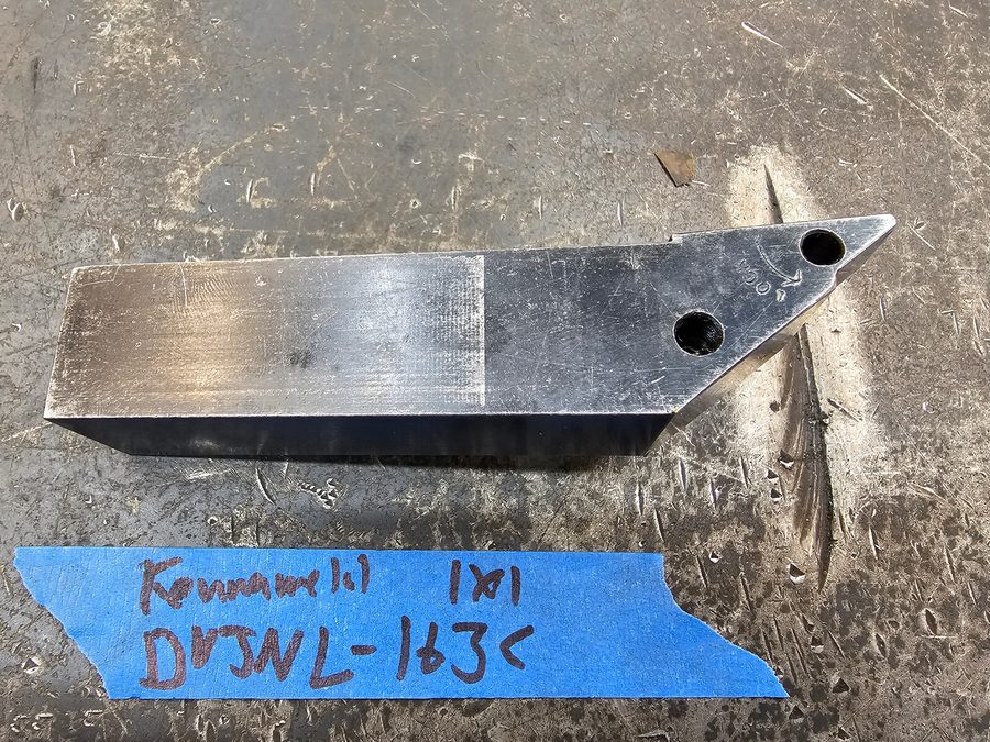 Режущий инструмент Kennametal 1x1" Lathe Tool Holder Carbide Insert DVJNL-163C V