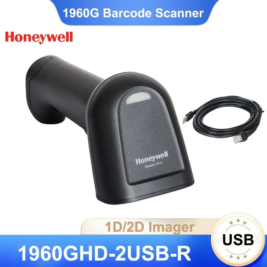 Сканер штрих-кода Honeywell Xenon Ultra 1960GHD-2USB-R 1/2D Handheld USB Barcode