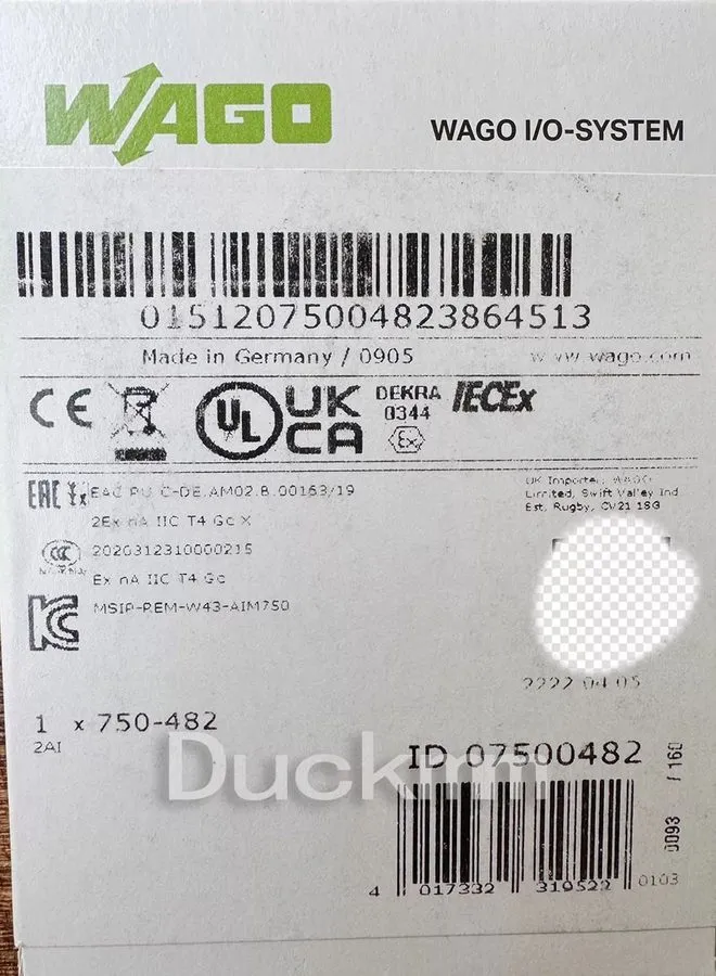 ПЛК WAGO 750-482 PLC Module