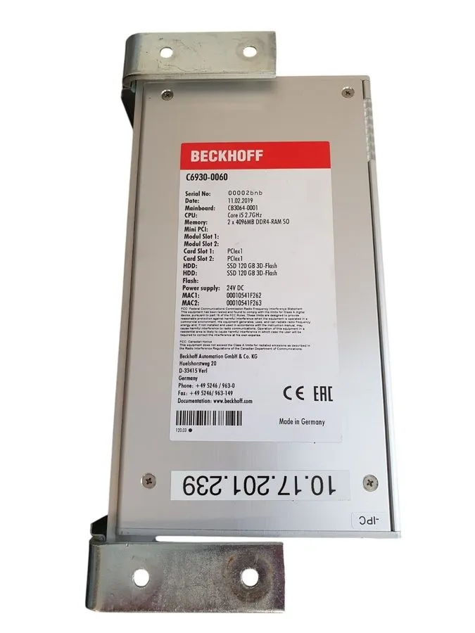 Промышленный компьютер BECKHOFF C6930-0060 Industrial PC