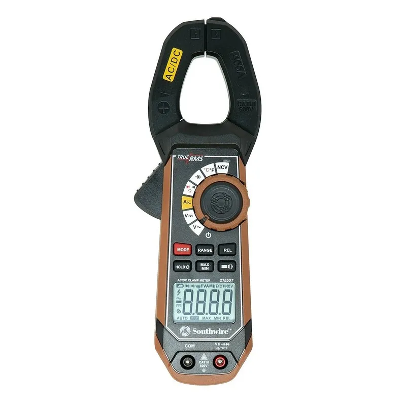 Тестер Southwire Professional Digital 600-Volt Clamp Meter True RMS 21550T