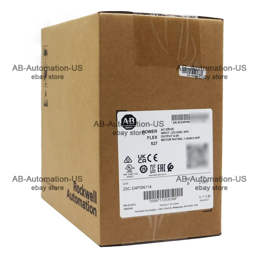 Частотный преобразователь Allen Bradley 25C-D4P0N114 PowerFlex 527 1.5kW / 2Hp A