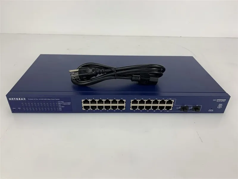Коммутатор NETGEAR GS724T 24-Port Gigabit Managed Switch ProSAFE Rackmount VLAN