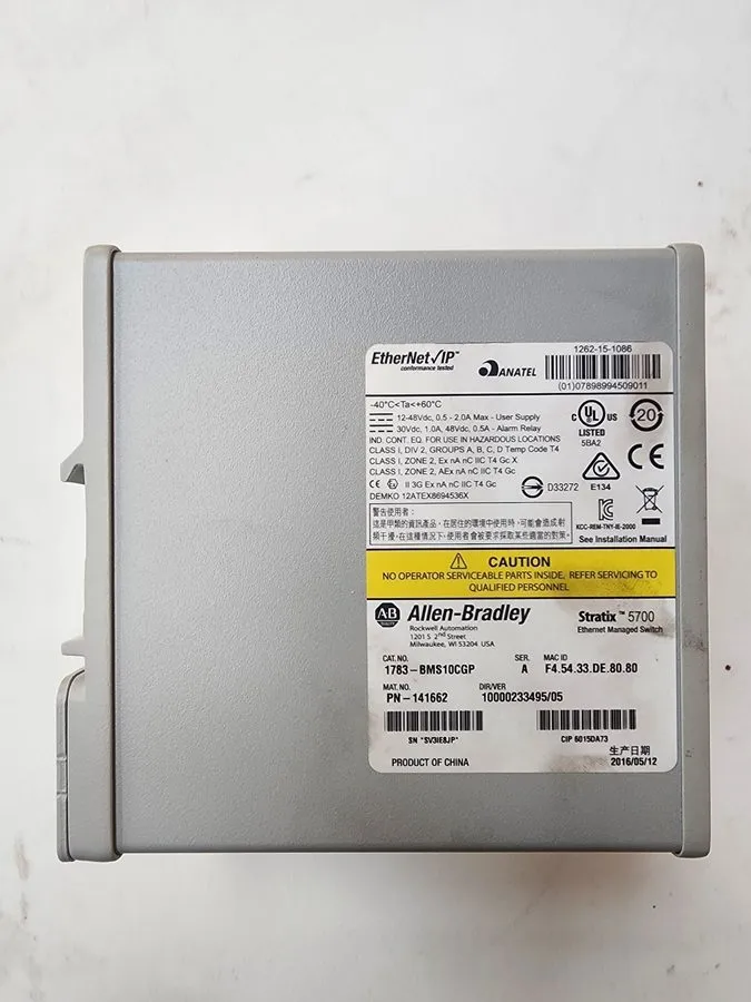 Коммутатор Allen-Bradley Stratix 5700 Ethernet Managed Switch 1783-BMS10CGP