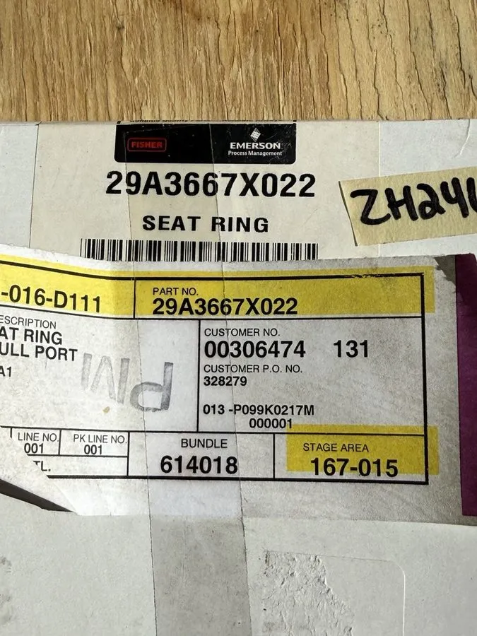 Клапан Fisher 29A3667X022 Control Valve Seat Ring 4"