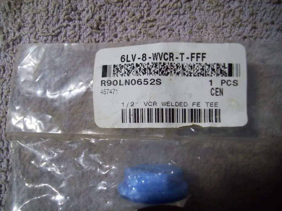 Фитинг Swagelok 6LV-8-WVCR-T-FFF 316L VAR Welded VCR Face Seal Fitting FNSP