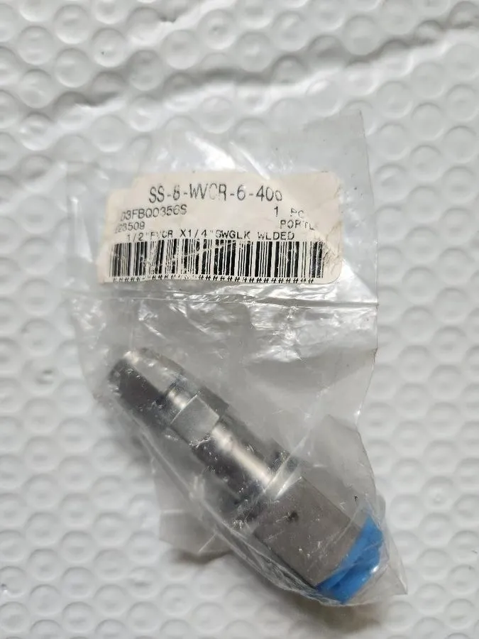 Фитинг Swagelok SS-8-WVCR-6-400 316 SS Welded VCR Face Seal Fitting FNSP — фото лота 1