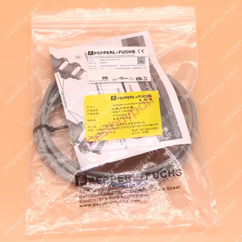 Датчик приближения PEPPERL & FUCHS NBB15-30GM50-E2 INDUCTIVE PROXIMITY SENSOR UN