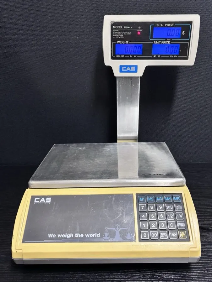 Дисплей Cas S2000JR LCD Price Computing Retail Scale with Power Cord- -Powers On