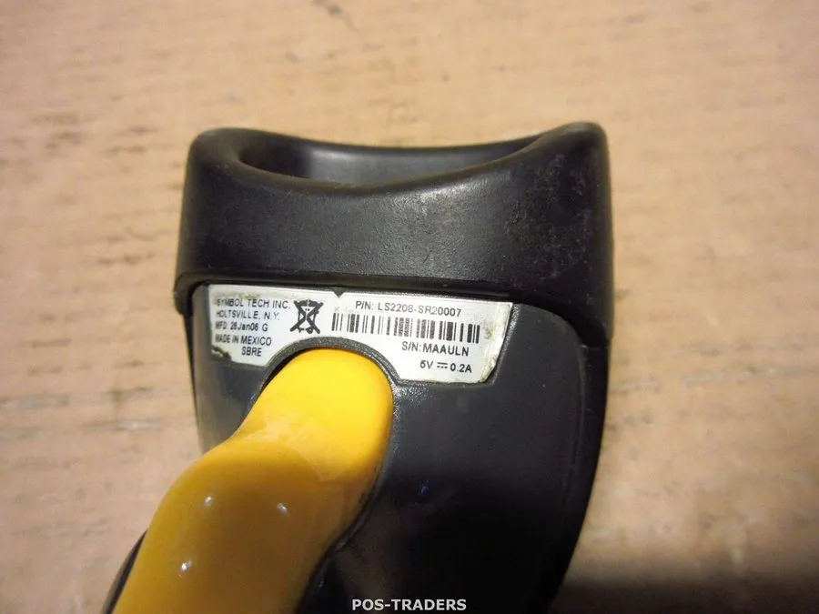 Сканер штрих-кода Symbol Motorola LS2208-SR20007 1D Laser Barcode POS Scanner +U