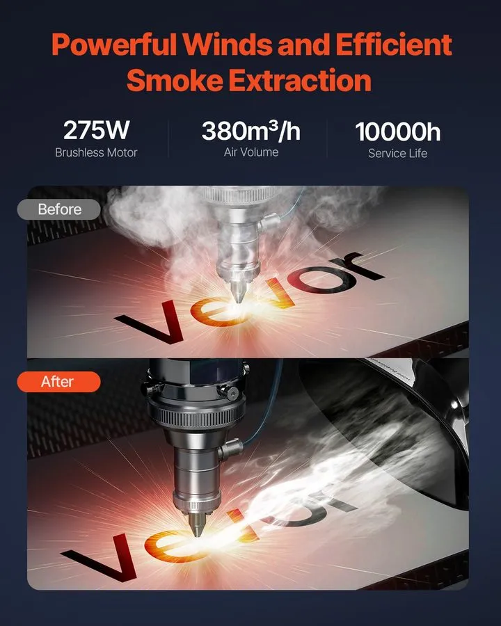 Дымоуловитель Uimoso Solder Fume Extractor 275W Soldering Smoke Absorber & 4-Sta