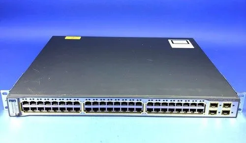 Коммутатор Cisco Catalyst WS-C3750V2-48PS-S 48-Port PoE Switch WS-C3750-48PS-S