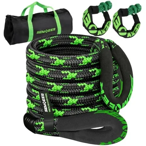 Такелажная скоба Kinetic Recovery Rope 1.26" x 30ft 55000lbs 1.26"x 30FT+2 Soft 