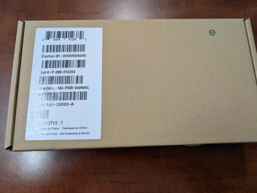 Блок питания Cisco Meraki MA-PWR-640WAC P/N A40-20020-A Power Supply