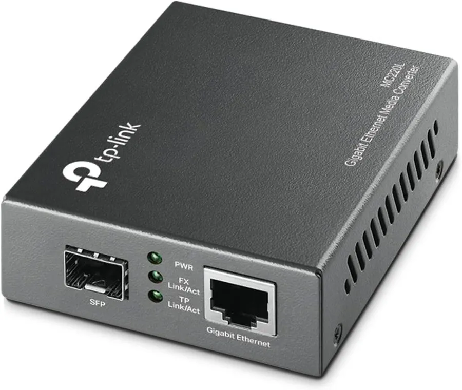 Медиаконвертер TP-Link MC220L Gigabit Ethernet SFP to RJ45 Fiber Media Converter