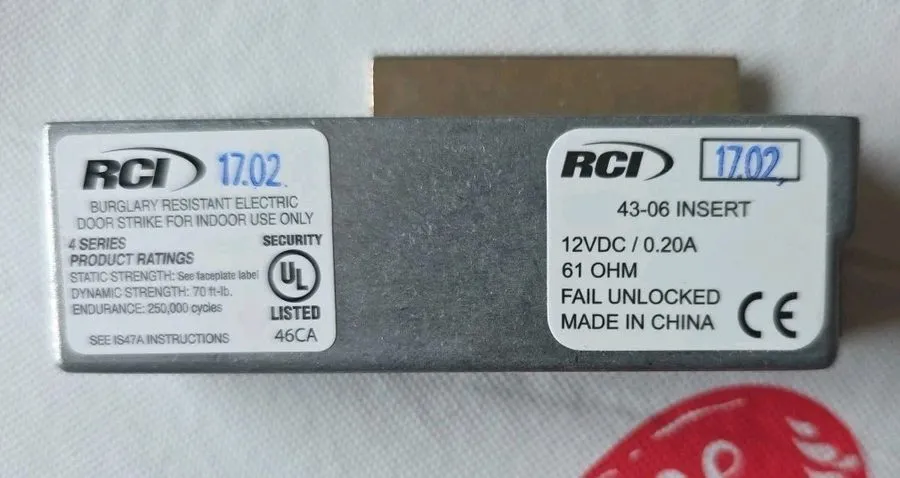 Оборудование видеонаблюдения RCI 4305-06 32D 12VAC/VDC 4 Series 3/4 Centerline E — фото лота 1