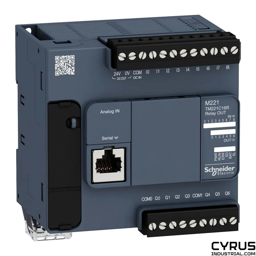 ПЛК Schneider TM221C16R Modicon M221 16I/O Relay Output PLC Controller