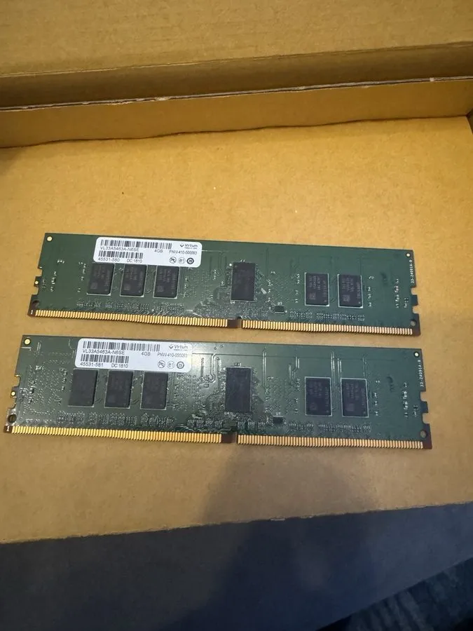 Модуль памяти 8GB (2x4GB) Virtium VL33A5463A-N6SE DDR4-2133 ECC RDIMM Server RAM — фото лота 1